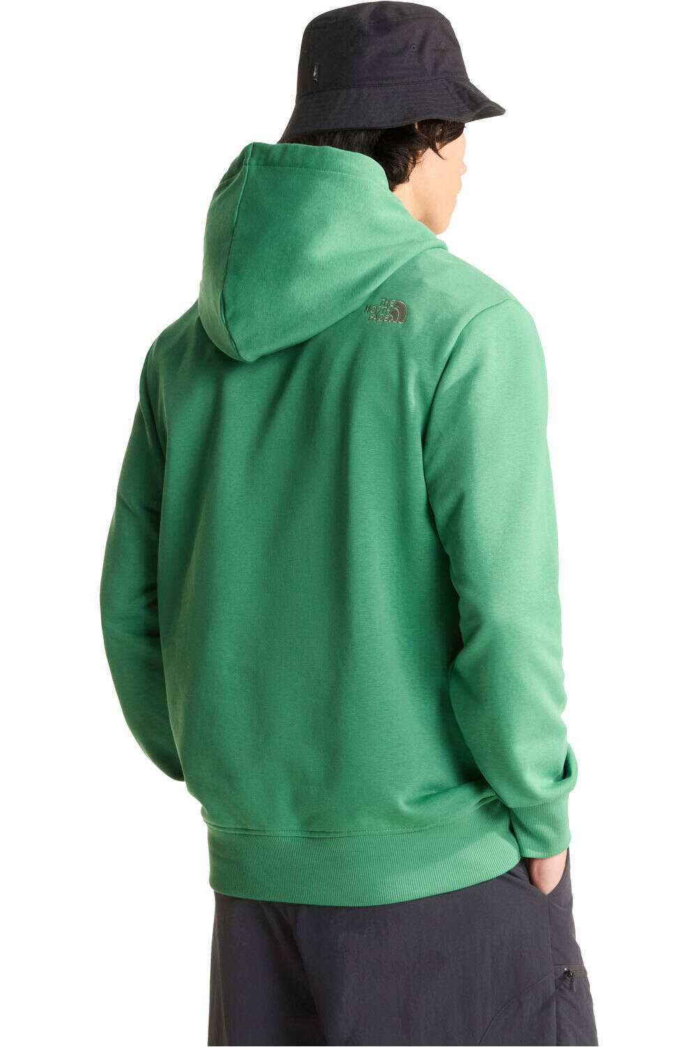 The North Face camiseta montaña manga corta hombre DREW PEAK LIGHT GRIS vista trasera