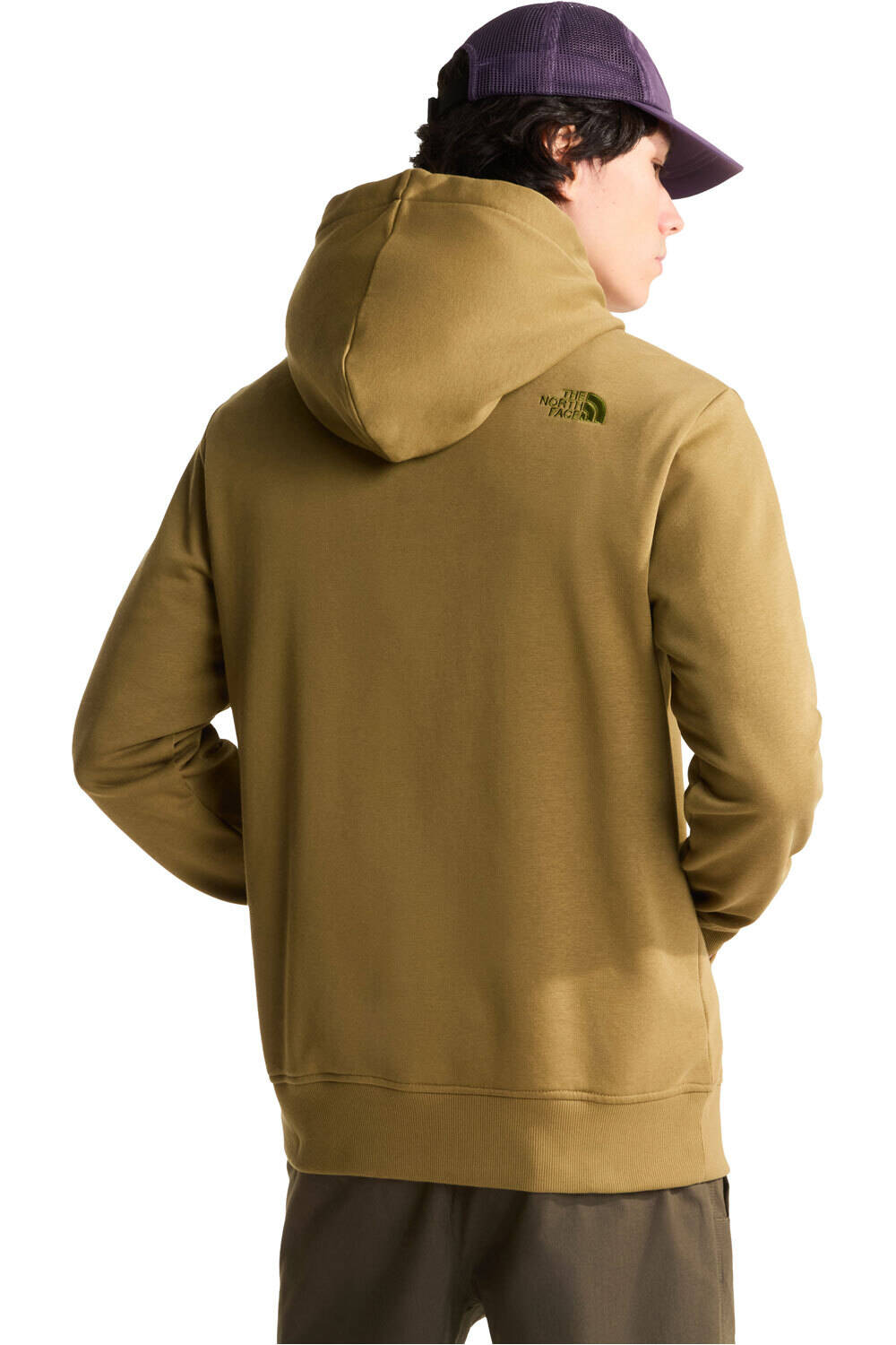 The North Face camiseta montaña manga corta hombre DREW PEAK LIGHT VERDE vista trasera