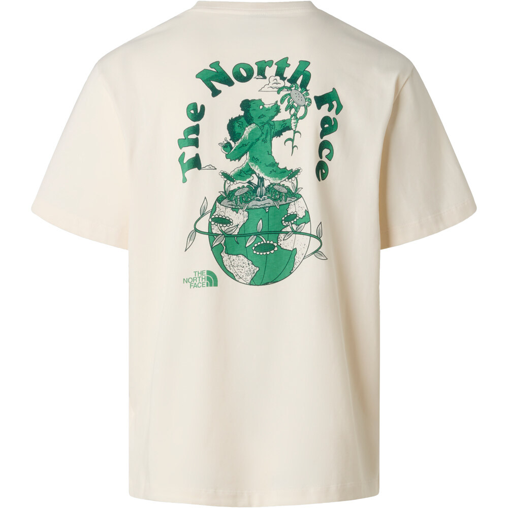 The North Face camiseta montaña manga corta hombre RETRO EARTH BLANCO 03