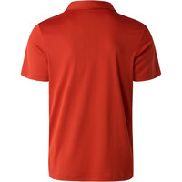 The North Face camiseta montaña manga corta hombre TANKEN ROJO vista trasera