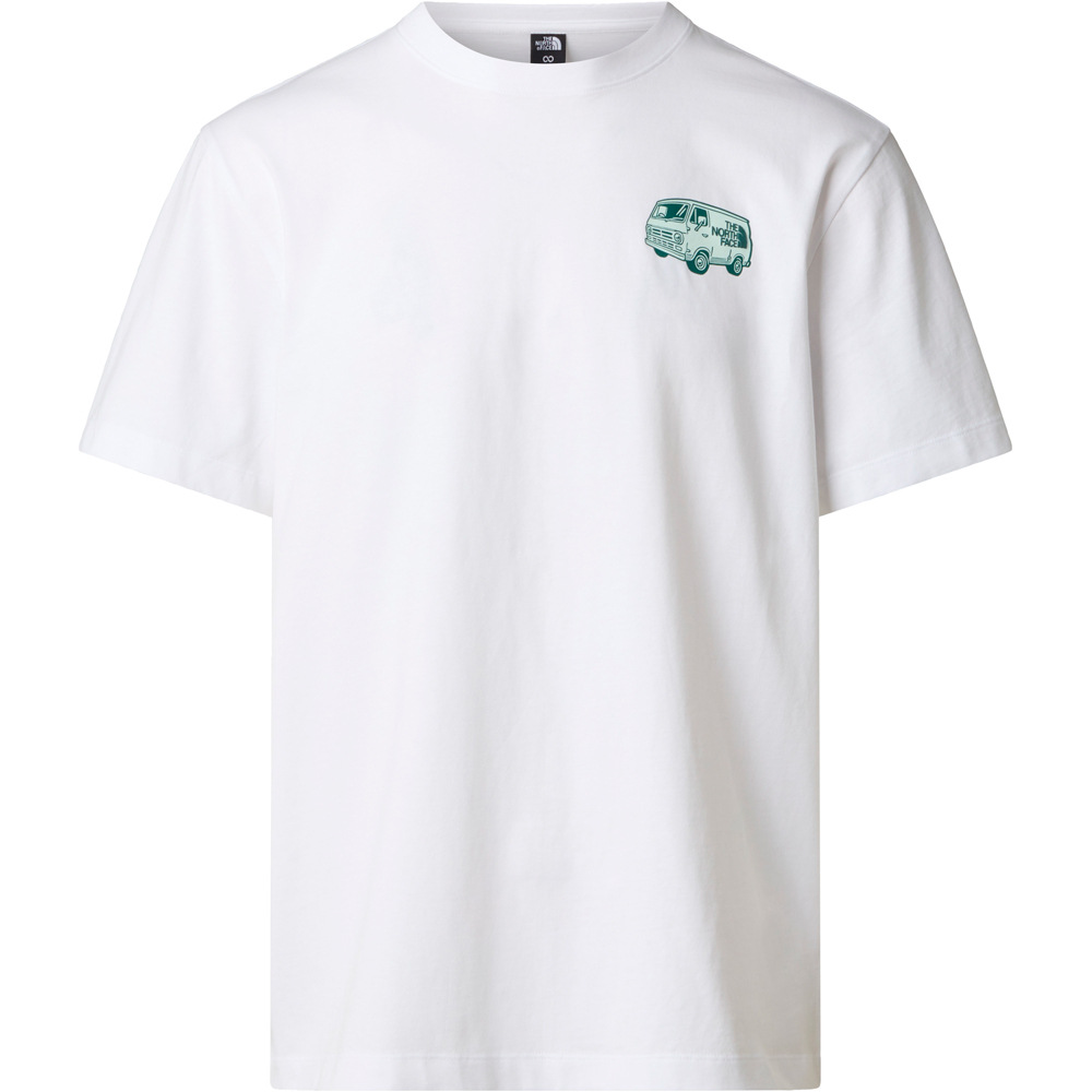 The North Face camiseta montaña manga corta hombre VAN LIFE BLANCO 05
