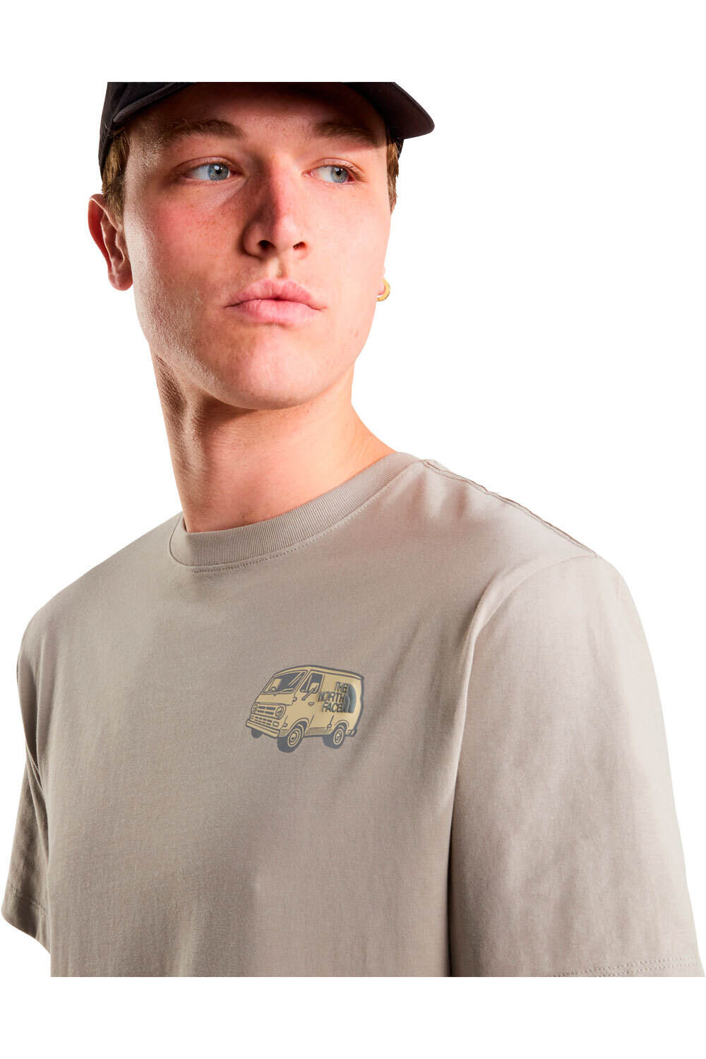 The North Face camiseta montaña manga corta hombre VAN LIFE GRIS 03