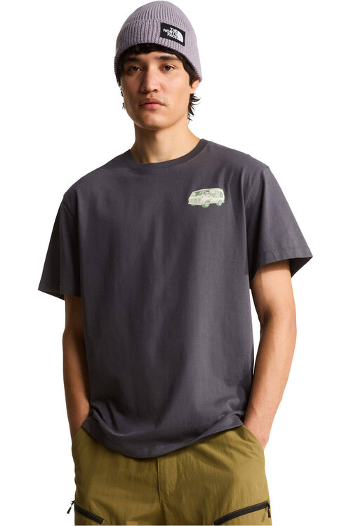 The North Face camiseta montaña manga corta hombre VAN LIFE RELAXED GRIS