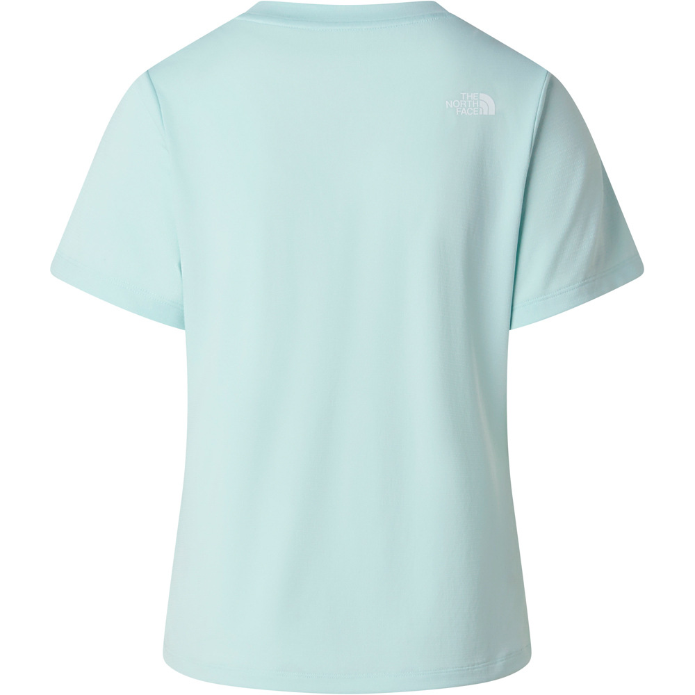 The North Face camiseta montaña manga corta mujer FLEX AZUL 04