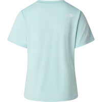 The North Face camiseta montaña manga corta mujer FLEX AZUL 04