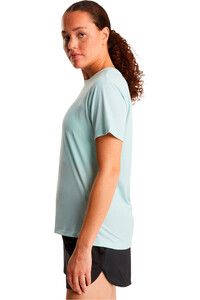 The North Face camiseta montaña manga corta mujer FLEX AZUL vista detalle