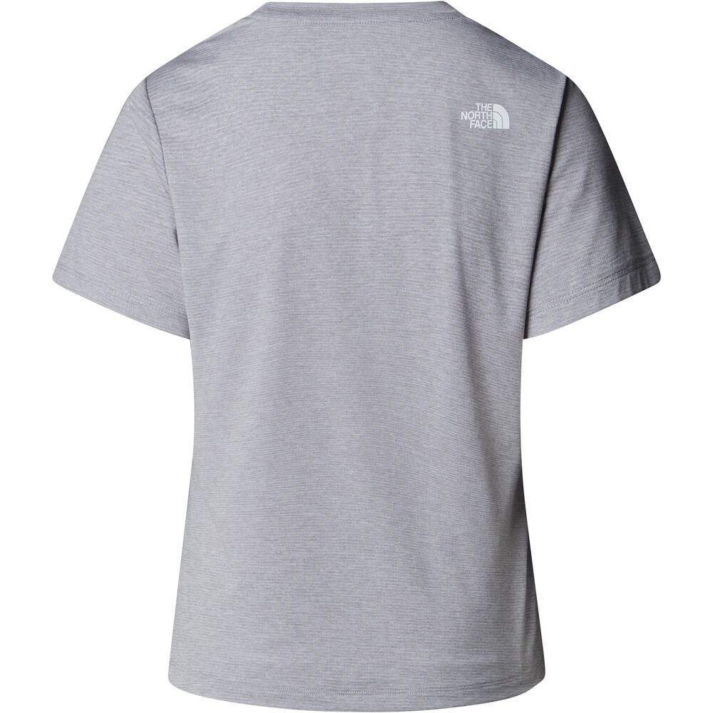 The North Face camiseta montaña manga corta mujer FLEX GRIS 03