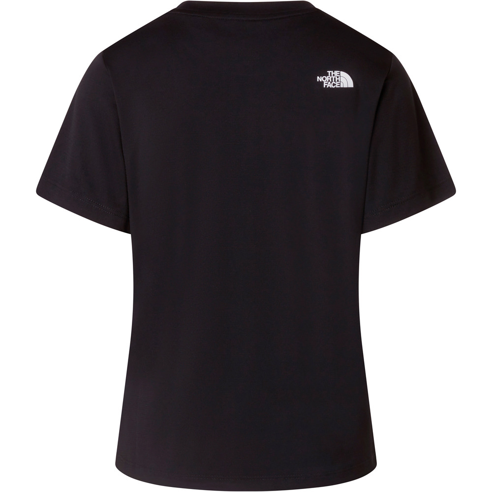 The North Face camiseta montaña manga corta mujer FLEX NEGRO 05