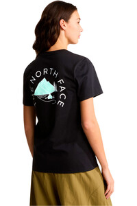 The North Face camiseta montaña manga corta mujer MONTE NEGRO vista trasera