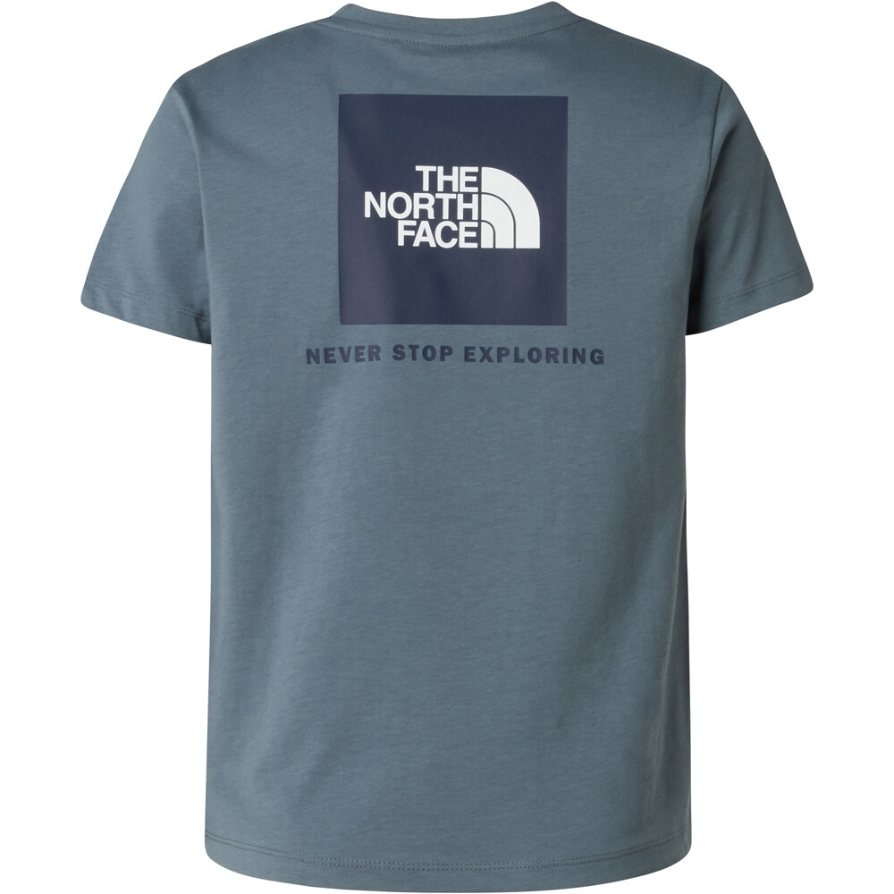 The North Face camiseta montaña manga corta niño BOX NSE GRIS 03