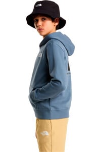 The North Face camiseta montaña manga larga niño TEEN BOX NSE GRIS vista detalle