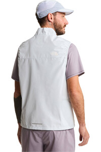 The North Face chaleco outdoor hombre FONTANALES GRIS vista trasera