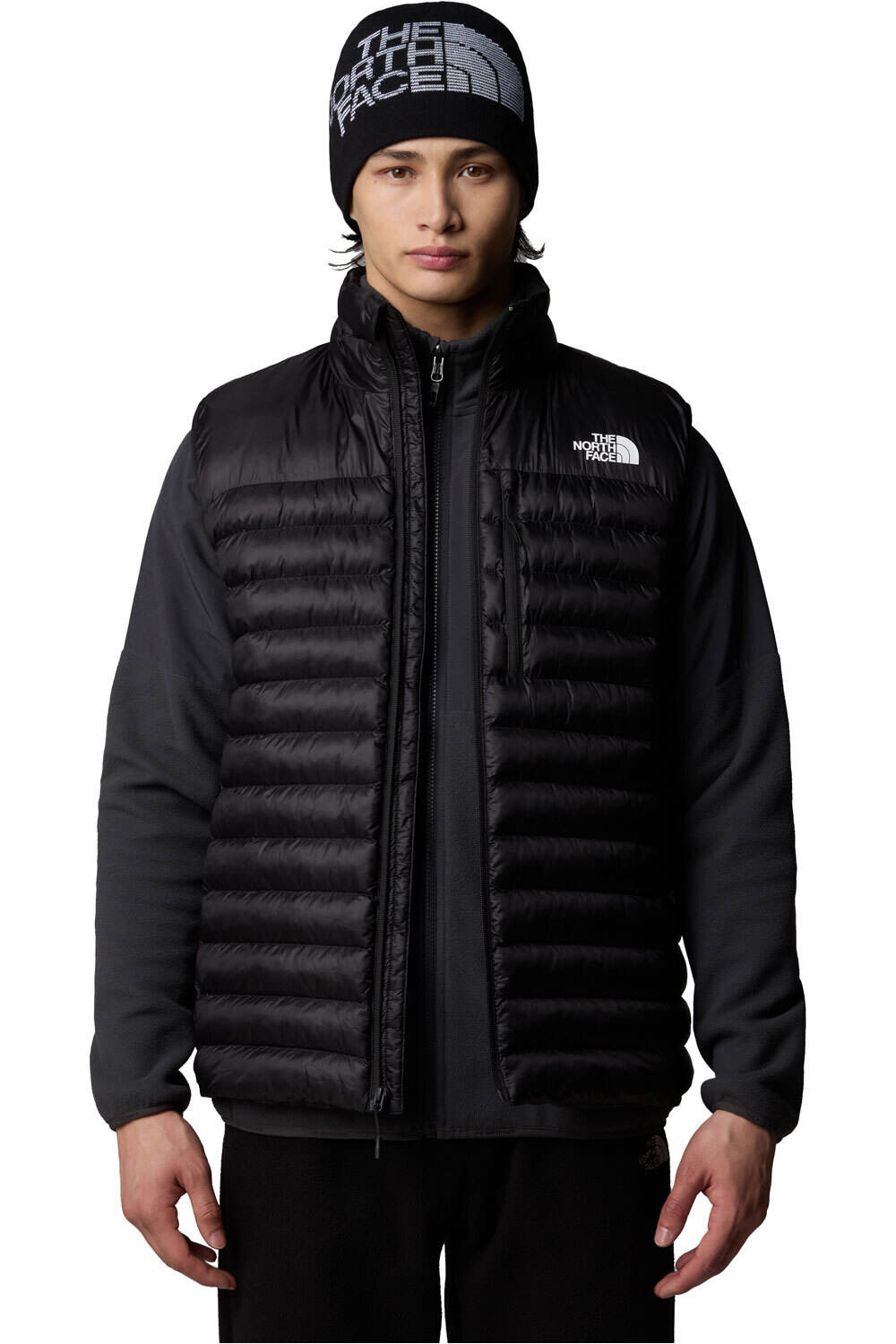 The North Face chaleco outdoor hombre TERRA PEAK NEGRO vista detalle
