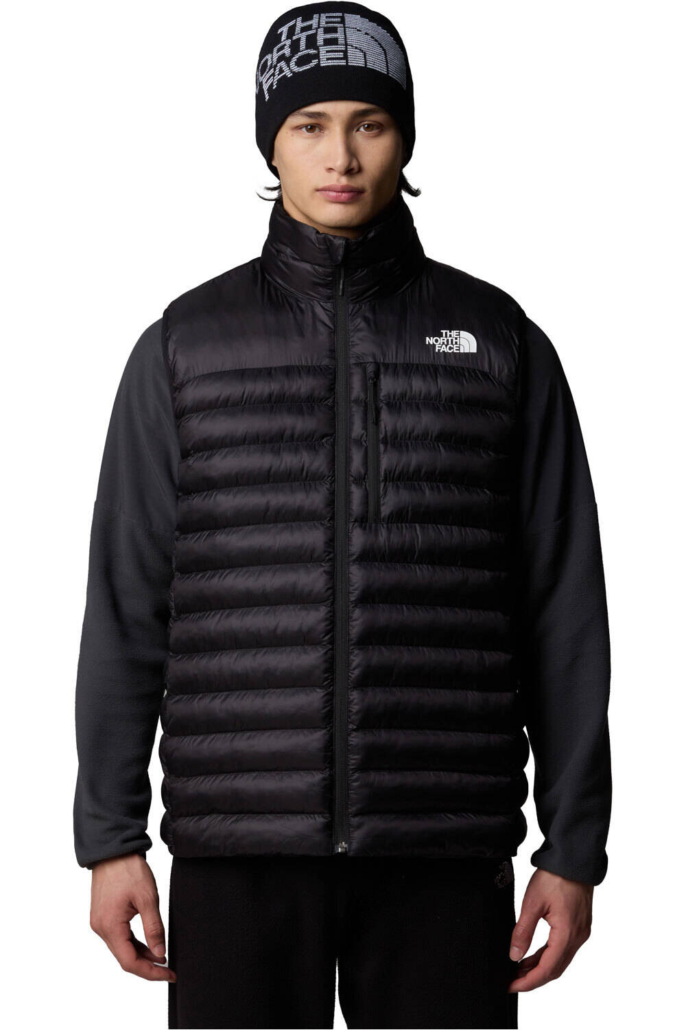 The North Face chaleco outdoor hombre TERRA PEAK NEGRO vista frontal