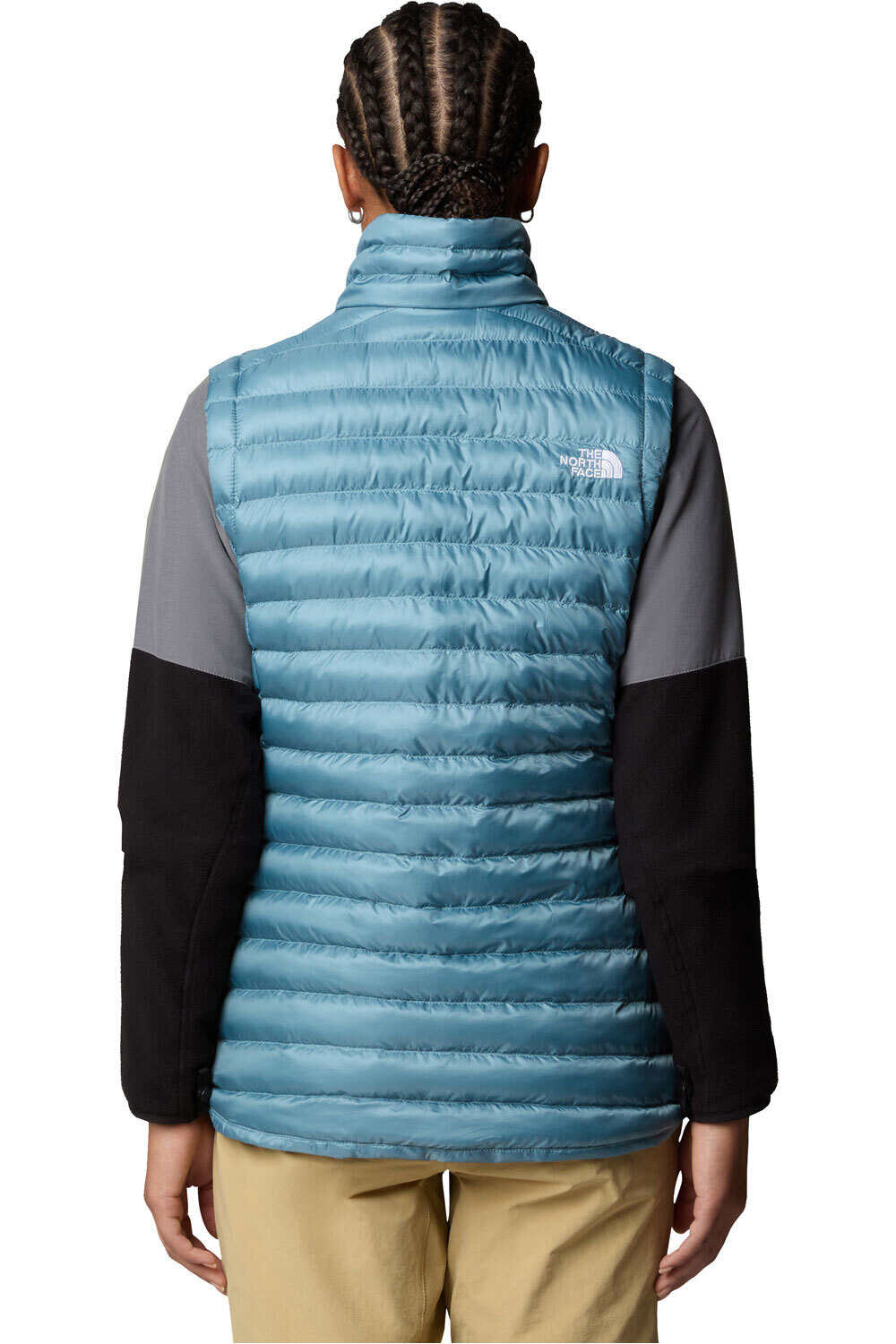 The North Face chaleco outdoor mujer HUILA AZUL vista trasera