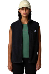 The North Face chaleco outdoor mujer YUMIORI MARRON vista detalle