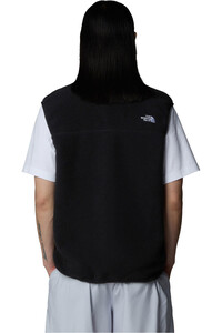 The North Face chaleco polar hombre YUMIORI MARRON vista trasera