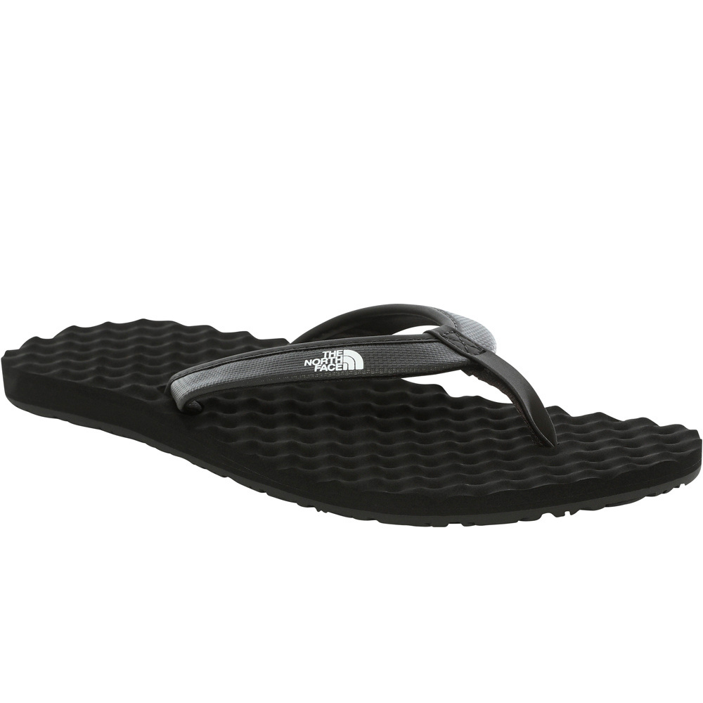 The North Face chanclas mujer BASE CAMP MINI IIBL NEGRO lateral interior