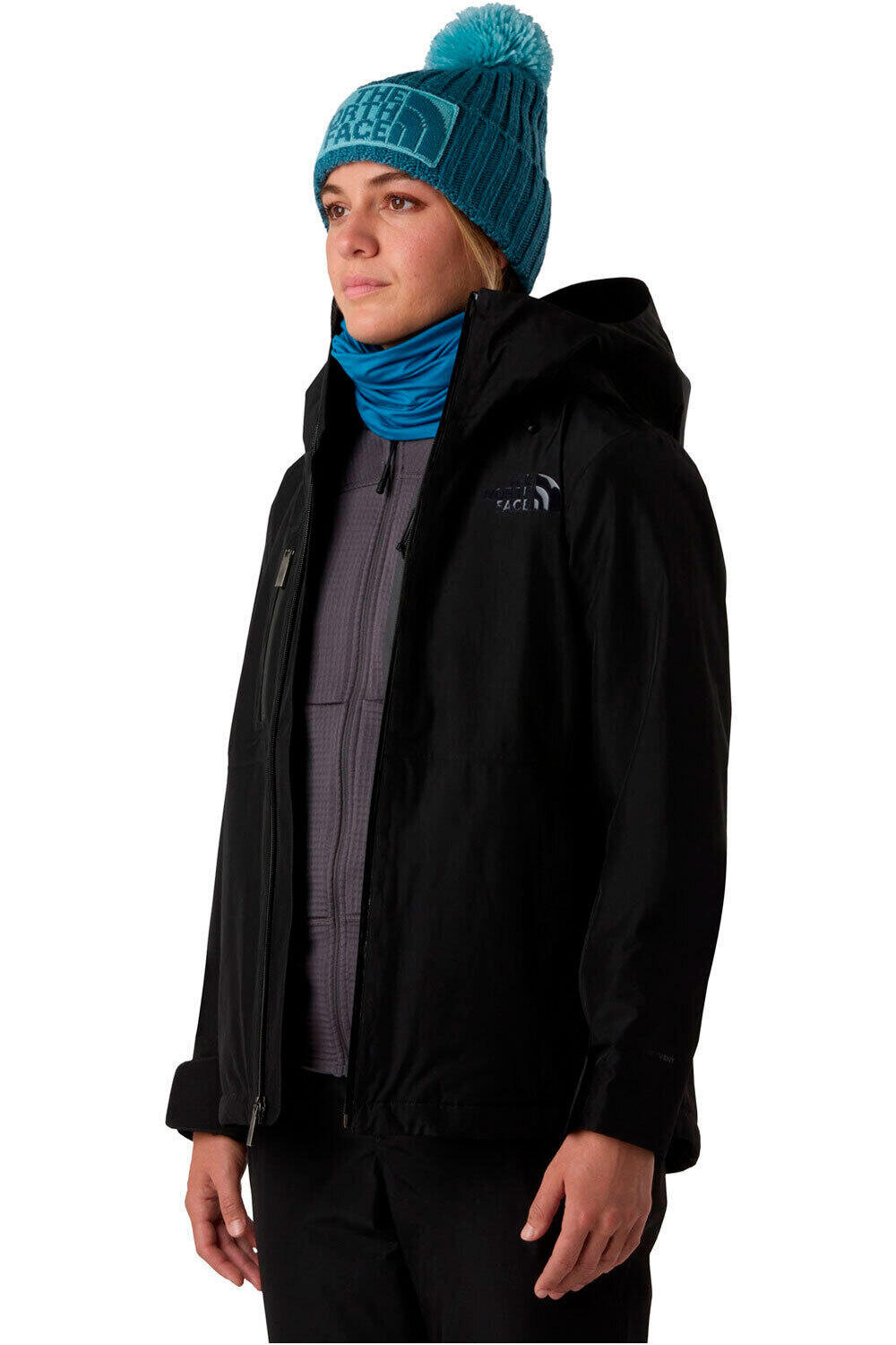 The North Face chaqueta esquí mujer DESCENDIT MARRON vista detalle