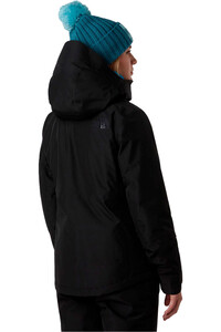 The North Face chaqueta esquí mujer DESCENDIT MARRON vista trasera