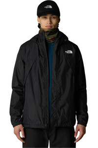 The North Face chaqueta impermeable hombre ANTORA NEGRO vista detalle