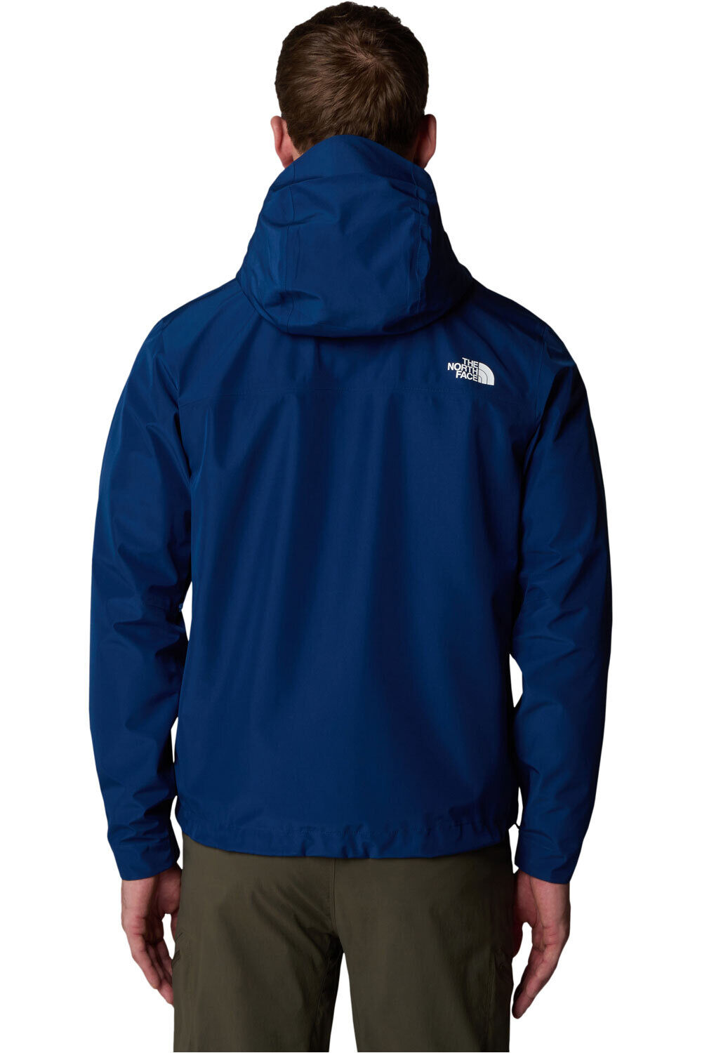 The North Face chaqueta impermeable hombre DRYZZLE FUTURELIGHT 2 AZUL vista trasera