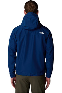 The North Face chaqueta impermeable hombre DRYZZLE FUTURELIGHT 2 AZUL vista trasera