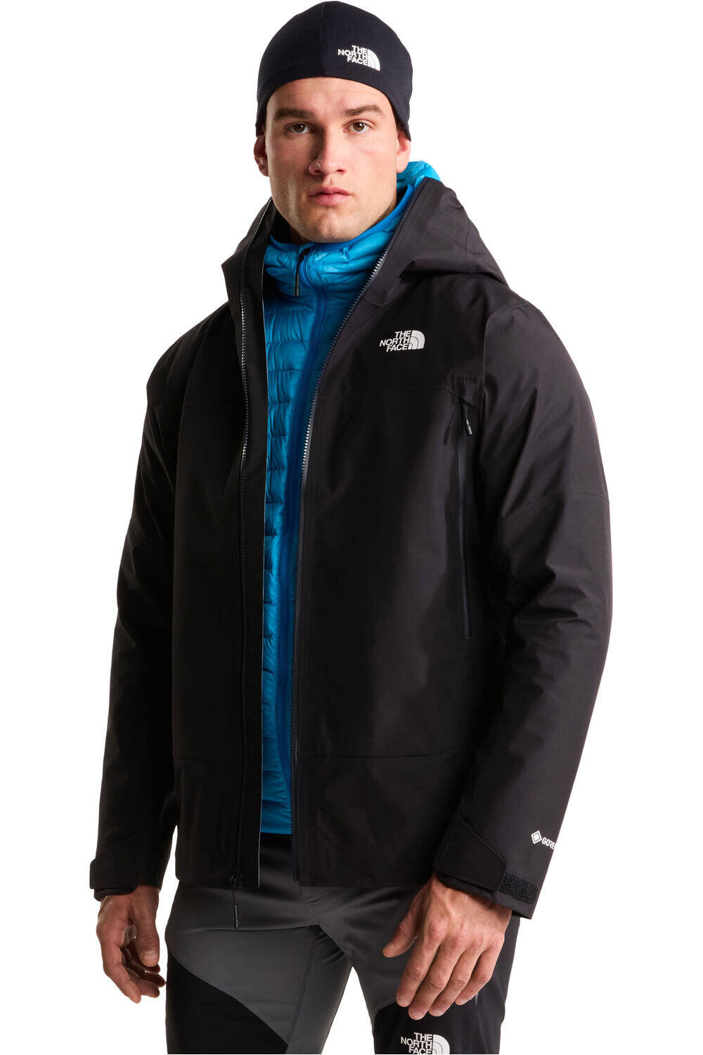 The North Face chaqueta impermeable hombre JAZZI 3L GORE-TEX NEGRO vista detalle