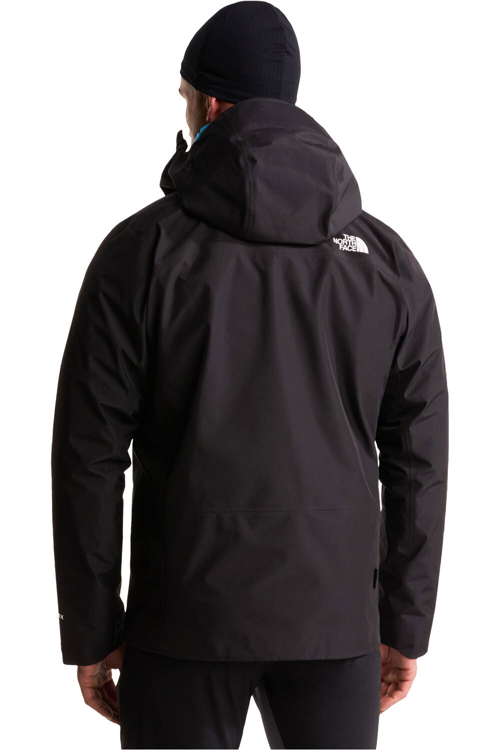 The North Face chaqueta impermeable hombre JAZZI 3L GORE-TEX NEGRO vista trasera