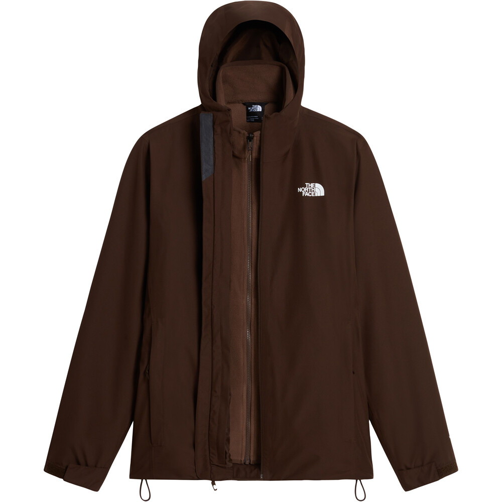 The North Face chaqueta impermeable insulada hombre M QUEST MONO TRICLIMATE MARRON 05