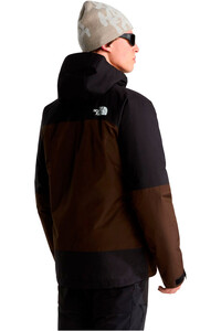 The North Face chaqueta impermeable insulada hombre MOUNTAIN LIGHT TRICLIMATE GORE-TEX MARRON vista trasera