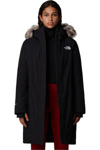 The North Face chaqueta impermeable insulada mujer ARCTIC NEGRO vista detalle