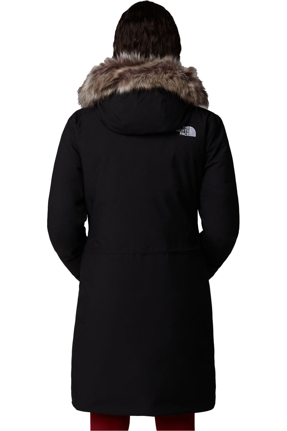 The North Face chaqueta impermeable insulada mujer ARCTIC NEGRO vista trasera