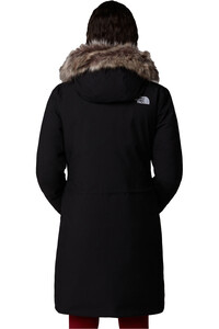 The North Face chaqueta impermeable insulada mujer ARCTIC NEGRO vista trasera