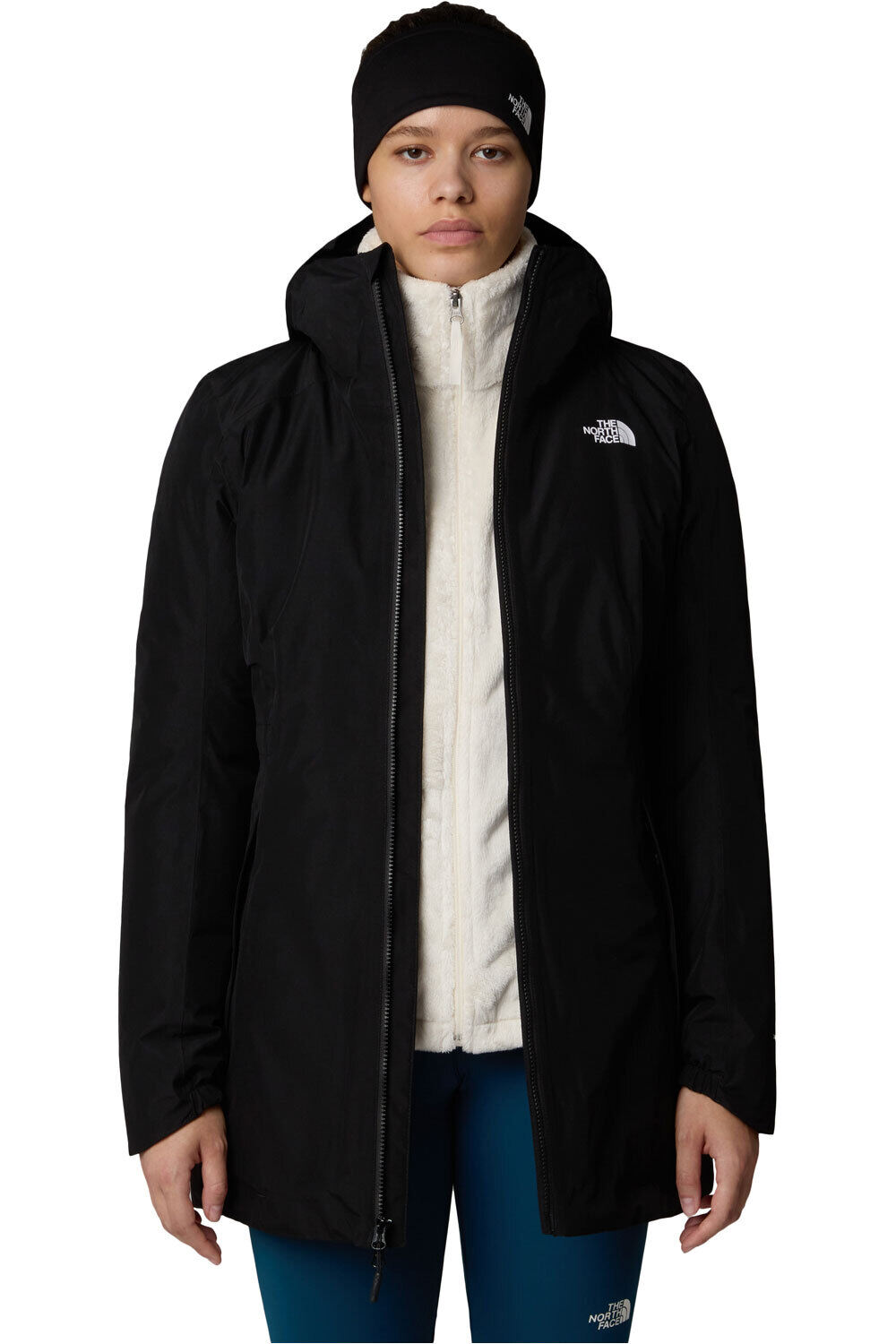 The North Face chaqueta impermeable insulada mujer HIKESTELLER NEGRO vista detalle