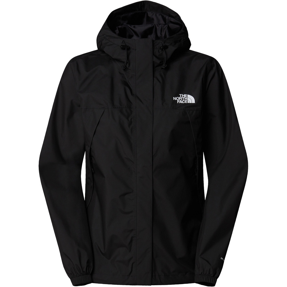 The North Face chaqueta impermeable mujer ANTORA NEGRO 03
