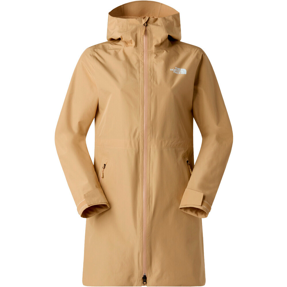 The North Face chaqueta impermeable mujer DRYVENT HIKESTELLER MARRON 03