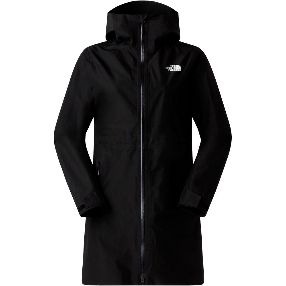 The North Face chaqueta impermeable mujer DRYVENT HIKESTELLER NEGRO 03