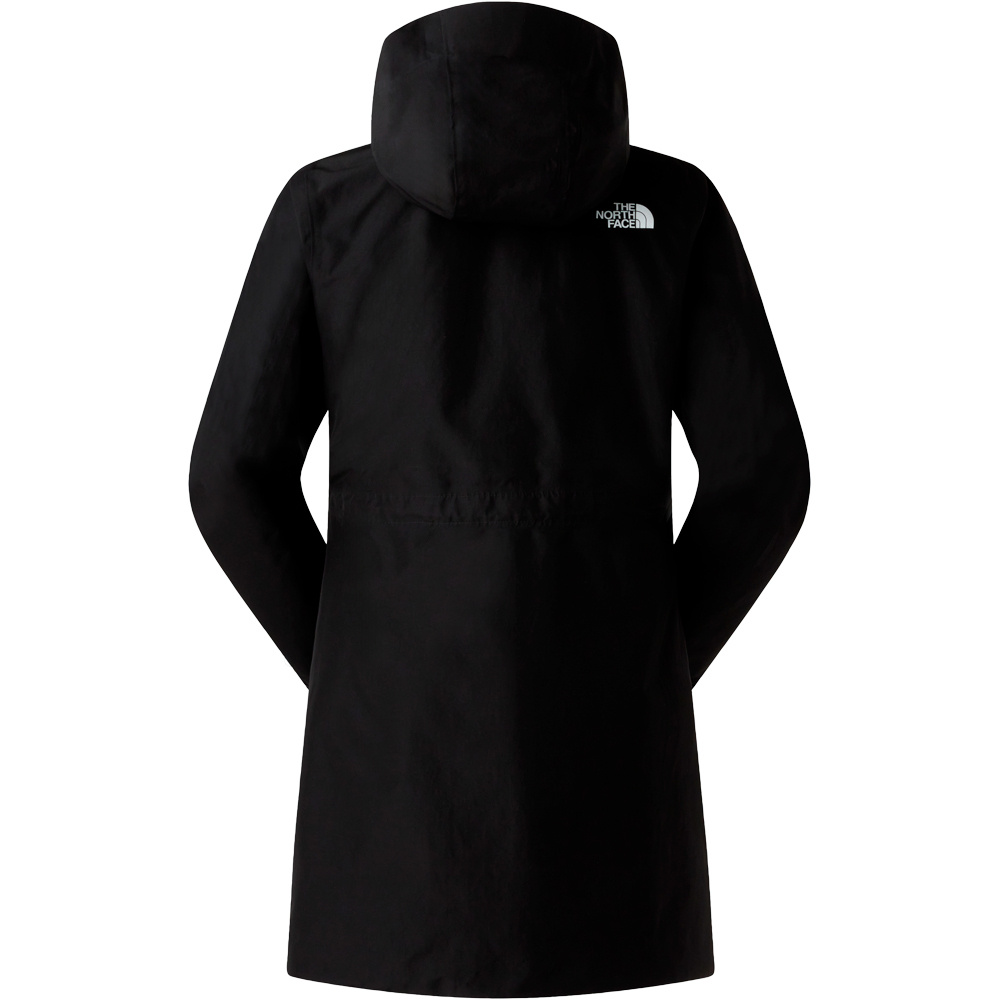 The North Face chaqueta impermeable mujer DRYVENT HIKESTELLER NEGRO 04