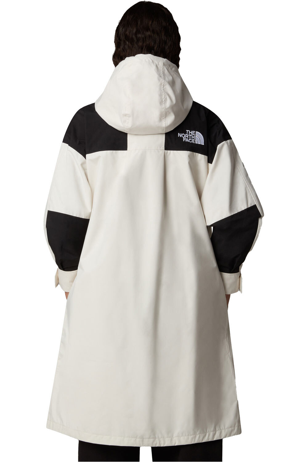 The North Face chaqueta impermeable mujer REIGN ON BLANCO vista trasera