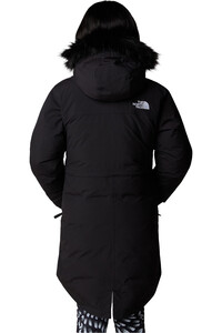 The North Face chaqueta impermeable niño ARTIK NEGRO vista trasera