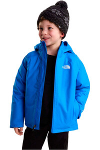 The North Face chaqueta impermeable niño PERRITO 4-N-1 AZUL vista detalle