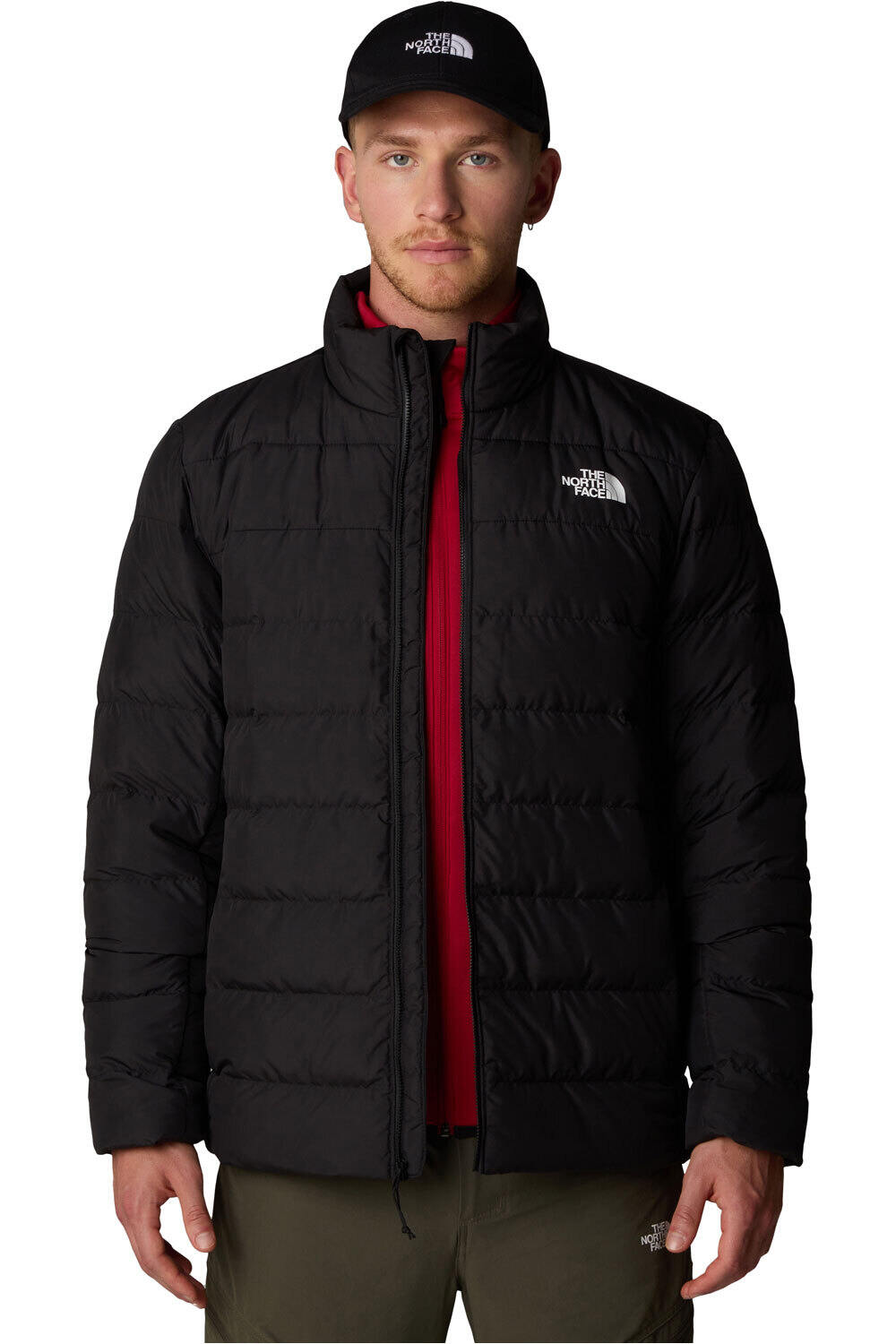 The North Face chaqueta outdoor hombre ACONCAGUA 3 NEGRO vista detalle