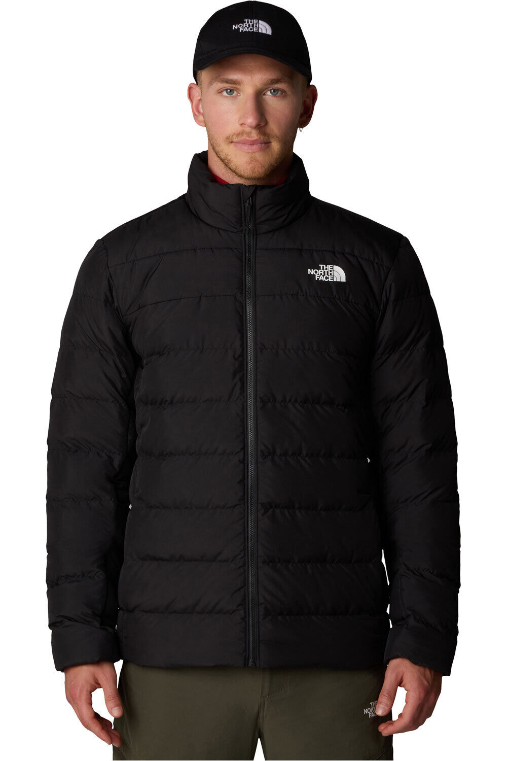 The North Face chaqueta outdoor hombre ACONCAGUA 3 NEGRO vista frontal