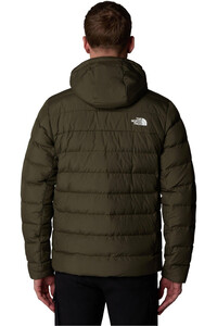 The North Face chaqueta outdoor hombre ACONCAGUA 3 VERDE vista trasera