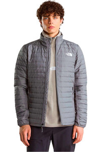 The North Face chaqueta outdoor hombre CANYONLANDS HYBRID GRIS vista detalle