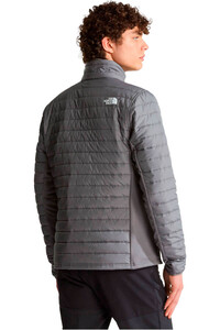 The North Face chaqueta outdoor hombre CANYONLANDS HYBRID GRIS vista trasera
