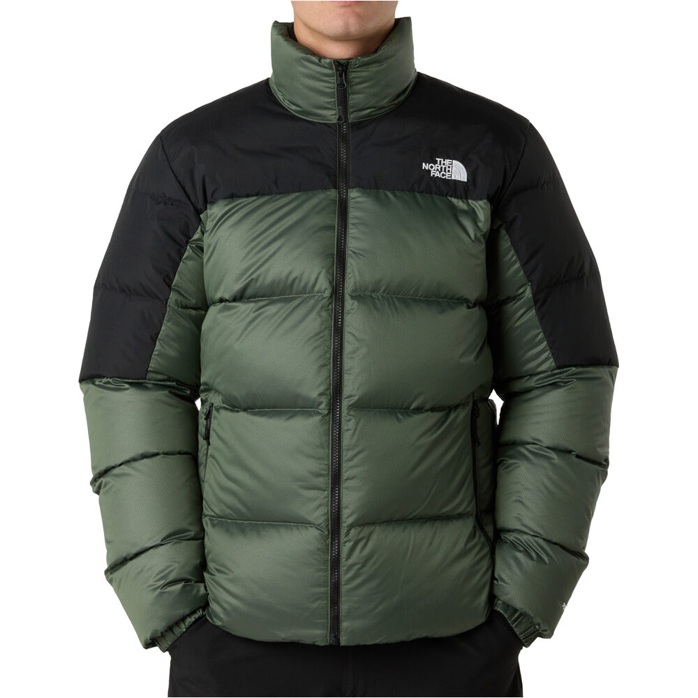 The North Face chaqueta outdoor hombre DIABLO DOWN 2.0 VERDE vista frontal