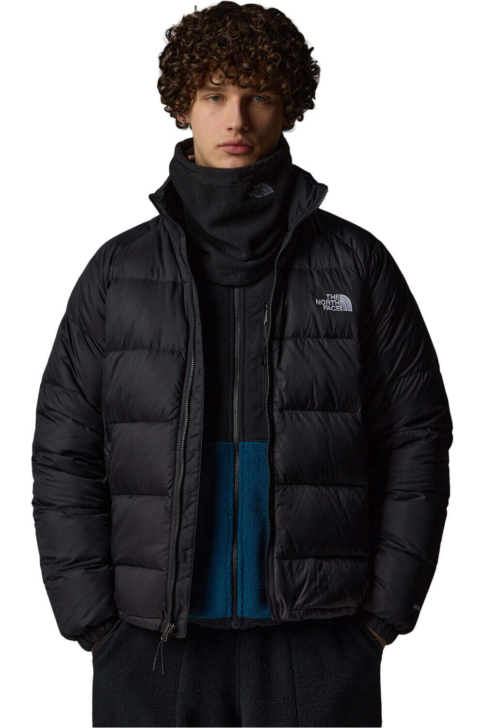 The North Face chaqueta outdoor hombre HYDRENALITE NEGRO vista detalle