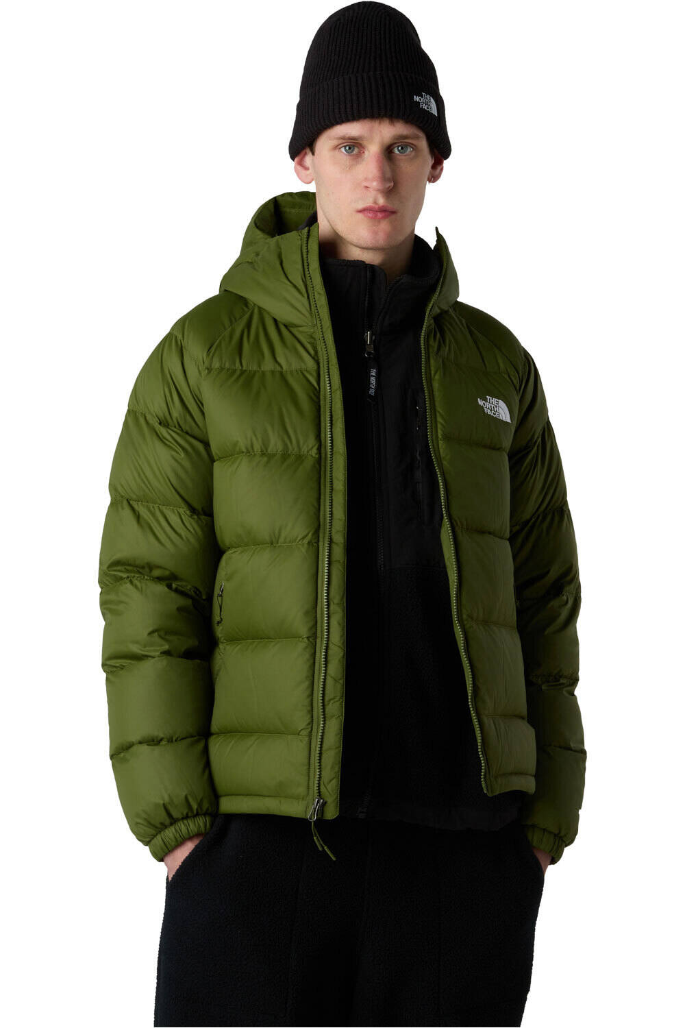 The North Face chaqueta outdoor hombre HYDRENALITE VERDE vista detalle